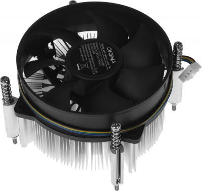 ����� ��� ���������� Digma D-CPC110-PWM3 92x92x25mm Soc-1200/1150/1151/1155 ������ 4-pin 25dB Al+Cu 110W Ret
