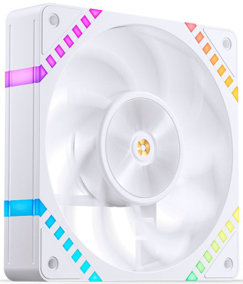 ����� ��� �������/ Case Cooler JONSBO HF2-120WR Reverse (120x120x25mm, 4-pin PWM, ARGB, 63.3CFM, 29.5dBA, 2200RPM, White)