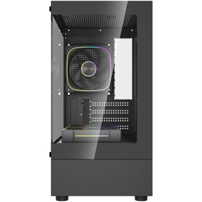 ������ Powercase Vision Micro M1 ARGB, Tempered Glass, 3x 120mm ARGB fans, ������, mATX  (CVMM1B-A3)