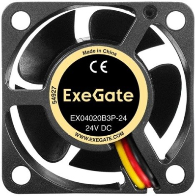 Exegate EX297068RUS ���������� 24� DC ExeGate EX04020B3P-24 (40x40x20 ��, 2-Ball (������� ���������������), 3pin, 8000RMP, 33,2dBA)