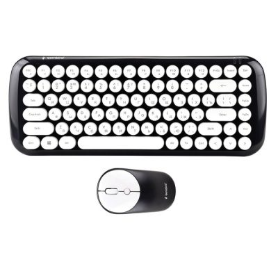 GEMBIRD �������� ��-��+���� �������. Gembird KBS-9000-BL, ������, 2.4���, 1600 DPI