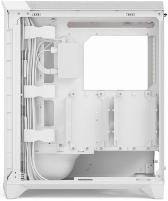 ������ �� ��� �� Fractal Design Meshify 3 XL White Ambience Pro RGB TG Clear Tint, Full-Tower, White (FD-C-MES3X-05)