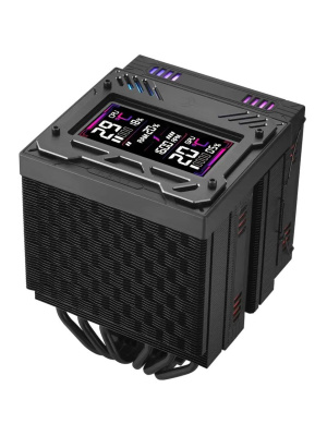 ����� 1STPLAYER F.A.S.T. FT12DSL-6 Black / 6HPx6mm, dual tower, 275W TDP, 2x120mm ARGB fans, 600-2000 RPM, 57.56 CFM, 38.21 dBA / FT12DSL-6-BK