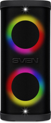 ��������� ������� 2.0 SVEN PS-950 ������ (2x80 W, IPx4, mini Jack, 2 � 6.35 �� Jack, USB, NFC, Bluetooth, FM, micro SD, ���, 2 x 4400 �A, LED ���������)