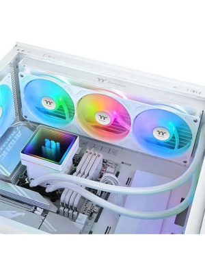 ������� �������� ���������� Thermaltake TH360 V3 Snow ARGB Soc-AM5/AM4/1200/1700/1851 ����� 4-pin 25.8dB Al+Cu Ret (CL-W468-PL12SW-A)
