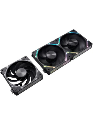 �������� ������������ (3 ��.) 1STPLAYER XF7 Black / 120mm ARGB 3pin 5V PWM 4pin 12V 600-2000rpm 56.8cfm 33.12dBA / XF7-BK-3IN1