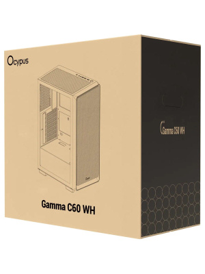 ������ Ocypus Gamma C60 WH, ATX, USB3.0*1+USB2.0*2