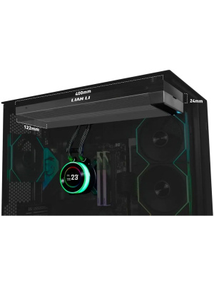 ������� �������� ���������� Lian Li HydroShift II LCD-C 360N (GHS2LCD36B BLACK) /  W/O Fans / G89.GHS2LCD36B.R0