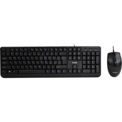 ����� ���������� + ���� SVEN KB-S330C ������ (104+12Fn)+3��, 1200DPI)