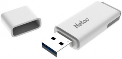USB Flash ���������� 128Gb Netac U185 White