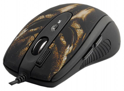 A4-Tech XL-750BH, USB 6 ��, 600-3600 dpi, Brown-Yellow