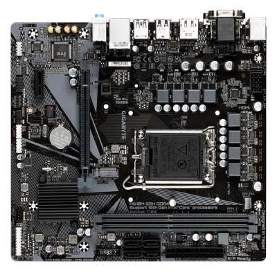 ����������� ����� GIGABYTE H610M S2H V3 DDR4, Socket 1700, Intel�H610, 2xDDR4-3200, D-SUB+DVI-D+HDMI+DP, 1xPCI-Ex16, 1xPCI-Ex1, 4xSATA3, 1xM.2, 8Ch Audio, GLan, (4+4)xUSB2.0