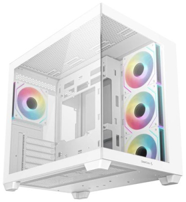 ������ Deepcool CG530 4F WH ��� ��, ������� ���� (��������), 3x120�� ARGB Reverce ����������� �� ������� ������, 1x120�� ARGB ���������� �����, �����, ATX