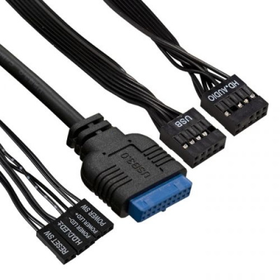 ������ Miditower ExeGate AA-440U EX290173RUS (ATX, ��� ��, 2*USB+1*USB3.0, �����, ������)