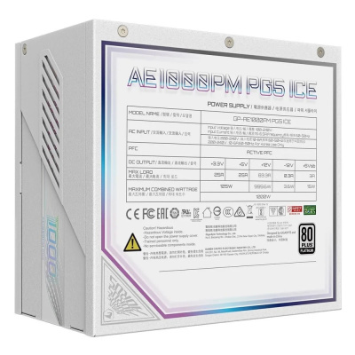 ���� ������� Gigabyte GP-AE1000PM PG5 ICE Gen.5.1, 1000��, 120��, �����, retail