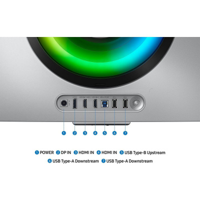 ������� Samsung 34" Odyssey G8 G85SD LS34DG852SIXCI UWQHD OLED Silver
