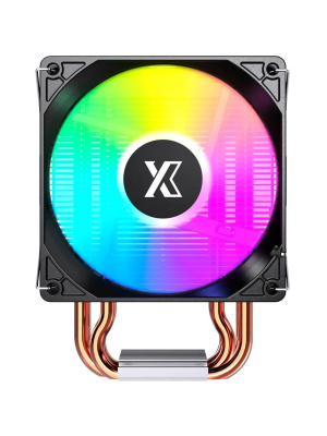 ����� XASTRA AE904 FRGB LGA1851/1700/1200/115X/AM5/AM4 (TDP 160W, 4 ����.������ , PWM FAN FRGB 92mm , top cover with FRGB LED ) RET