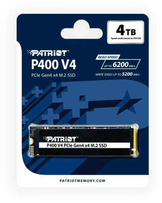 ���������� SSD Patriot PCIe 4.0 x4 4TB P400VP4TBM28H P400 M.2 2280