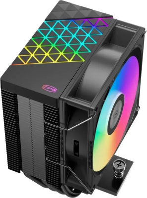 ����� ��� ���������� PCcooler R400 ARGB BK, 92��, ������, retail (R400-BKAWYX-US)