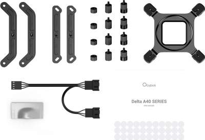 ����� ��� ���������� Ocypus Delta A40 Elite Dual Fan BK (Delta-A40-BK2NNWN00X-GL)