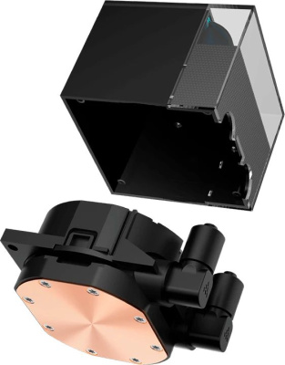 ������� �������� ���������� PcCooler DS360 Display ARGB Soc-AM5/AM4/1200/1700/1851 ������ 4-pin 39.8dB Al LCD 310W Ret (DS360-BKAWXY-GL)