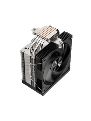 ����� 1STPLAYER FROST BITE FB12-5 Black / 5HPx6mm, single tower, 220W TDP, 1x120mm fan, 800-2300 RPM, 70.15 CFM, 34.8 dBA / FB12-5-BK