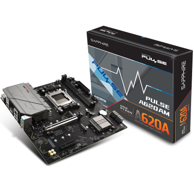 ����������� ����� Sapphire A620AM PULSE, A620, AM5, mATX, Ret (52118-03-40G
)