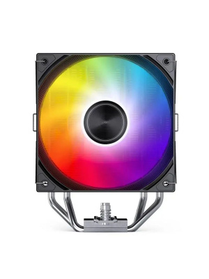 ����� ��� ���������� JONSBO CA40 ARGB (225W, 4-pin PWM, 157mm, Al/Cu, 4x6mm, ARGB, 1x120mm, 69.61CFM, 32.6dBA, 1800RPM, S: 1851/1700/1200/115X,AM4/AM5 Black)