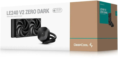 ������� �������� ���������� Deepcool LE240 V2 Zero Dark Soc-AM5/AM4/1200/1700/1851 ������ 4-pin 28.2-31.6dB Al 220W 1359gr Ret (R-LE240ZERO-BKLNMD-G-1)