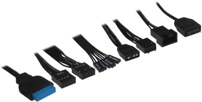 ������ PCcooler MA100 Mesh BK, ��� ��, Midi-Tower, ������ (C3-A510BKP3-GL)