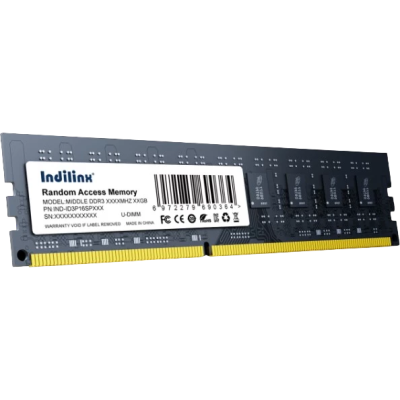 ������ 8Gb Indilinx IND-ID3P16SP08X, DIMM, DDR3, PC12800, 1600MHz, CL11, 1.5V 
