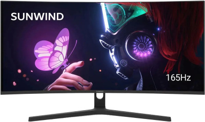 ������� SunWind 34" SM-34QV401 WQ VA LED ������