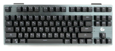 ���������� ������������ Gembird KBW-G540L, ������������,BT 5.0/2,4���, ���,������.Outemu Blue,87 ��.,���.���.