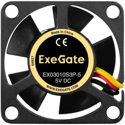 Exegate EX295190RUS ���������� 5B DC ExeGate EX03010S3P-5 (30x30x10 ��, Sleeve bearing (��������� ����������), 3pin, 9000RPM, 25dBA)