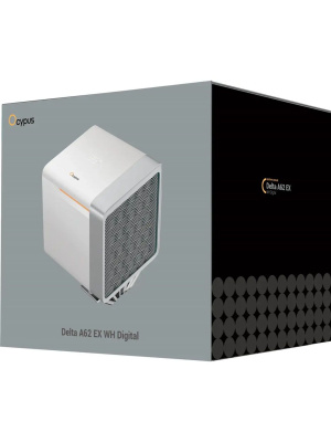 ����� Ocypus Delta A62 EX WH Digital (250W, 4-pin PWM, LED temp., 160mm, Al/Cu, 6x6mm, 2x120mm, 70CFM, 31dBA, 1800RPM, S: 1851/1700/1200/115X, AM5/AM4, white)