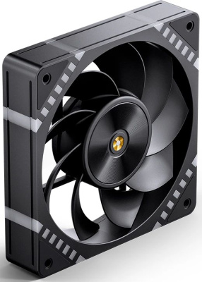 ����� ��� �������/ Case Cooler JONSBO HF2-120BR Reverse (120x120x25mm, 4-pin PWM, ARGB, 63.3CFM, 29.5dBA, 2200RPM, Black)