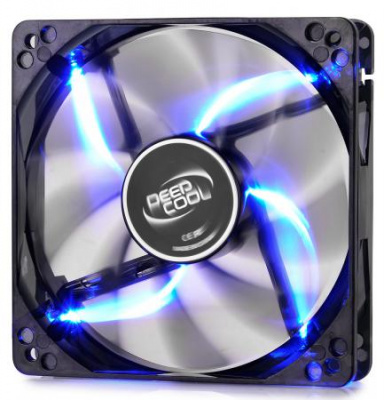 ���������� Deepcool WIND BLADE 120 120x120x25 3pin 27dB 1300rpm 119g ������� LED DP-FLED-WB120