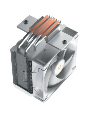 ����� Ocypus Gamma A40 WH ARGB Digital (200W, 4-pin PWM, LED temp., 133mm, Al/Cu, 4x6mm, ARGB, 1x100mm, 41CFM, 29.5dBA, 2400RPM, S: 1851/1700/1200/115X, AM5/AM4, white)