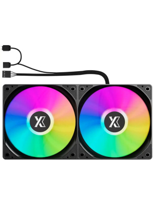 ������� �������� ���������� XASTRA LP240 ARGB BK Intel LGA LGA1851/1700/1200/115X/AM5/AM4 ( 2x120, ARFB fan and PUMP,  TDP 265W, black) RET