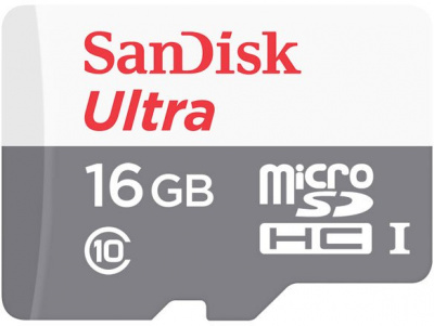 ����� ������ 16Gb MicroSD SanDisk Ultra Class 10 (SDSQUNS-016G-GN3MN)