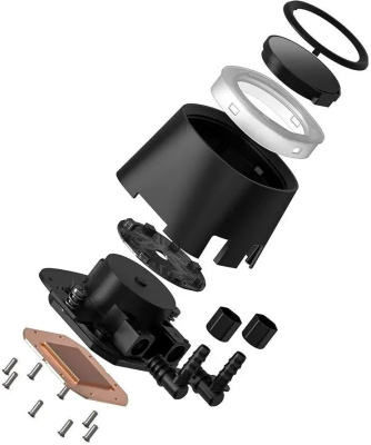 ������� �������� ���������� ID-Cooling FX360 LCD, LCD, 4-pin, ARGB, 120��, ������, retail