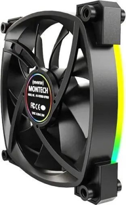 ���������� ��� ������� Montech RX120 Reverse ARGB 120�120x25 ������ 4-pin 27�� (RX120 PWM BLACK) Ret