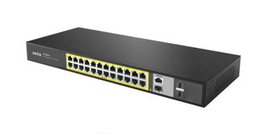 ���������� Netis P124GH 24x100����/� 2x1����/� 2SFP 24PoE 24PoE+ 360W �������������