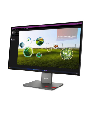 ������� Lenovo ThinkVision P27Q-40 27" 16:9 QHD (2560x1440) IPS, 120Hz, 350N, 1xHDMI  2.1 TMDS, 1xDP 1.4, 1xDP 1.4 Out, 3xUSB-A (USB 5Gbps), 1xUSB-C (USB 5Gbps, PD 15W), 1xUSB-B (USB 5Gbps), LTPS, 1Y