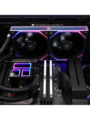 ������� �������� ���������� Thermalright Frozen Infinity 240 Black / 2x120mm ARGB PWM Fans / TRFI240B