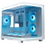 ������ XASTRA QR500M 6ARGB-FC-C6-UC White mATX/Aquarium/ 2 Curve Glass /1x360mm+1x240mm+1x120mm ARGB PWM FM fans/ Argb+PWM HUB 6port /Type-C/ QR500M-1FA36A-1FA24A-1FC12A-C6-UC-WH