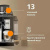 Кофемашина Delonghi Rivelia EXAM440.55.B 1450Вт серебристый/черный Кофемашина Delonghi Rivelia EXAM440.55.B 1450Вт серебристый/черный