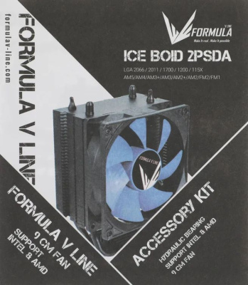 ����� ��� ���������� Formula Ice Boid 2PSDA , 4-pin, 90��, ������, retail