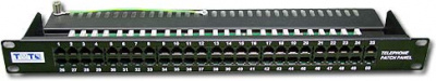 ����-������ ����������, 19", 1U, 50 ������ RJ-12