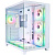 ������ 1STPLAYER MEGAVIEW MV8-TP ARGB White / ATX / 7x120mm ARGB fans & hub / MV8-TP-WH-6FC7R-W-1FC7-W-HUB2